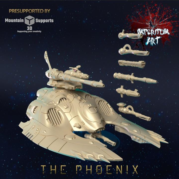 The Phoenix | Grimdark Compatible | Tabletop | Minifigure | Wargaming | Tabletop | Minifigure