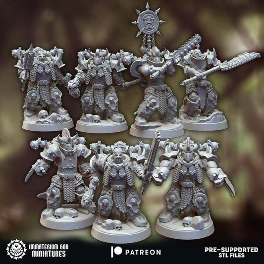 Underworld plunderers set | Immaterium God | Wargaming | Tabletop | Minifigure |28mm scale| 32mm scale | Grimdark compatible