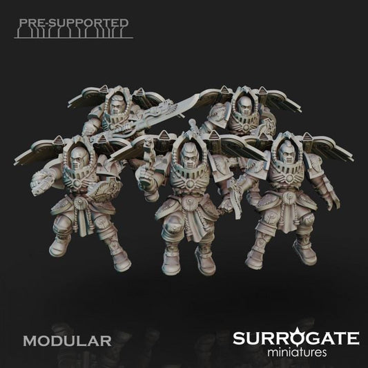 Praetorian Alatus Squad | Surrogate Miniatures | Wargaming | Tabletop | Minifigure |28mm scale| 32mm scale | Grimdark compatible