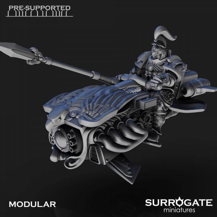 Praetorian Equites Squad | Surrogate Miniatures | Wargaming | Tabletop | Minifigure |28mm scale| 32mm scale | Grimdark compatible