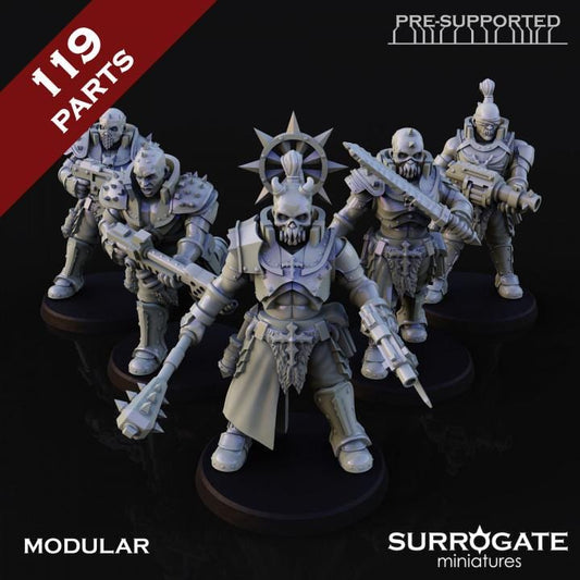 Midnight Cult of the Dark Hour | Surrogate Miniatures | Wargaming | Tabletop | Minifigure |28mm scale| 32mm scale | Grimdark compatible