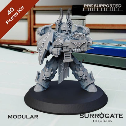 Midnight Sovereigns Squad | Surrogate Miniatures | Wargaming | Tabletop | Minifigure |28mm scale| 32mm scale | Grimdark compatible
