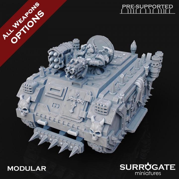 Midnight Hearse | Surrogate Miniatures | Wargaming | Tabletop | Minifigure |28mm scale| 32mm scale | Grimdark compatible