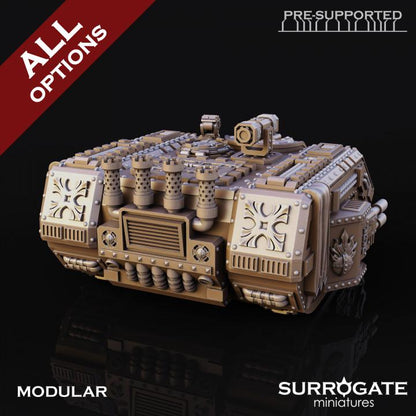 Silver Paladins Belier | Surrogate Miniatures | Wargaming | Tabletop | Minifigure |28mm scale| 32mm scale | Grimdark compatible