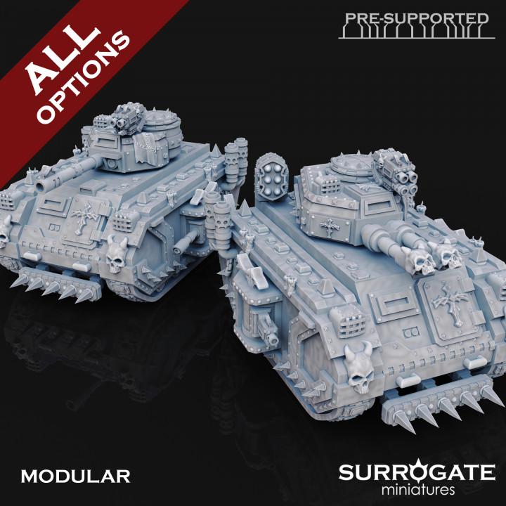Midnight Chariot Tank | Surrogate Miniatures | Wargaming | Tabletop | Minifigure |28mm scale| 32mm scale | Grimdark compatible