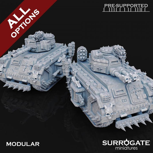Midnight Chariot Tank | Surrogate Miniatures | Wargaming | Tabletop | Minifigure |28mm scale| 32mm scale | Grimdark compatible