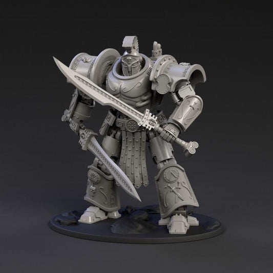 DeamonSlayer-Spartan Heavy Armour | Tabletop | Minifigure | Wargaming | Tabletop | Minifigure | Grimdark compatible