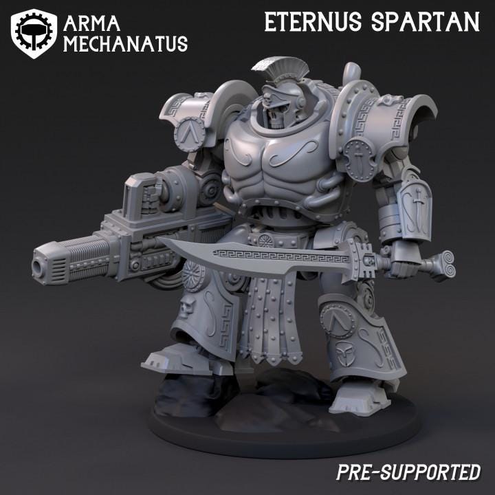 Eternus Spartan Armor | Tabletop | Minifigure | Wargaming | Tabletop | Minifigure | Grimdark compatible