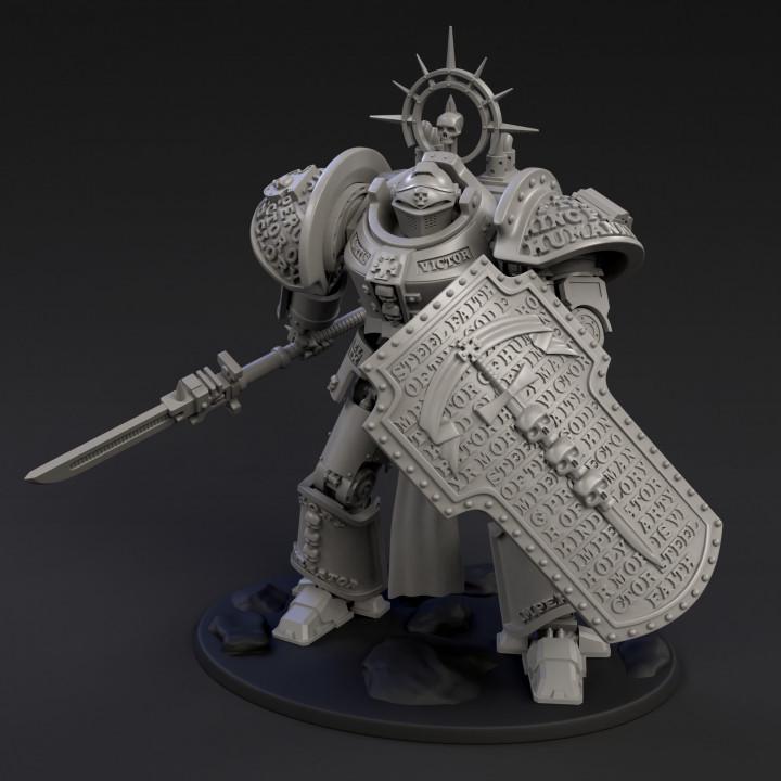 DeamonSlayer-Knight MKII | Arma Mechanatus | Minifigure | Wargaming | Tabletop | 28mm scale | 32mm scale | Grimdark compatible