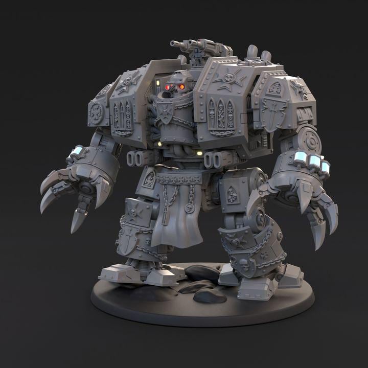 Crusader Behemoth Assault Armour | Tabletop | Minifigure | Wargaming | Tabletop | Minifigure | Grimdark compatible