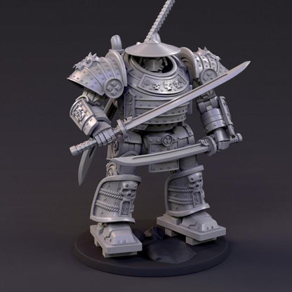 Eternus Samurai Armor | Tabletop | Minifigure | Wargaming | Tabletop | Minifigure | Grimdark compatible