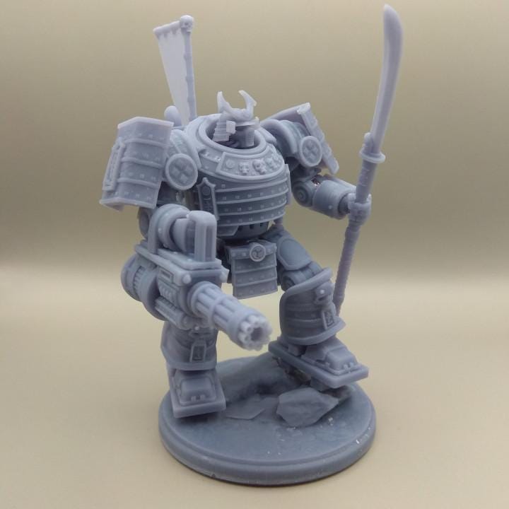 Eternus Samurai Armor | Tabletop | Minifigure | Wargaming | Tabletop | Minifigure | Grimdark compatible