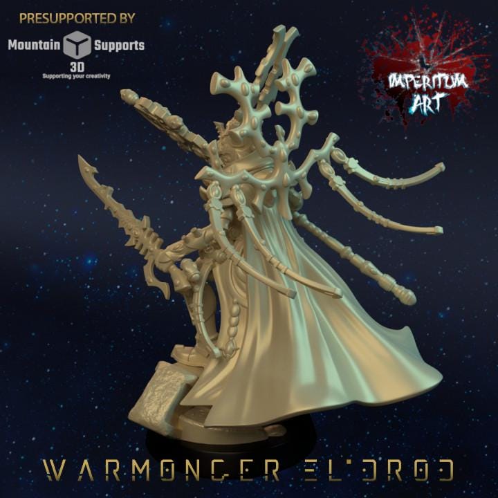 Space Elves Relikt leaders | Grimdark Compatible | Tabletop | Minifigure | Wargaming | Tabletop | Minifigure