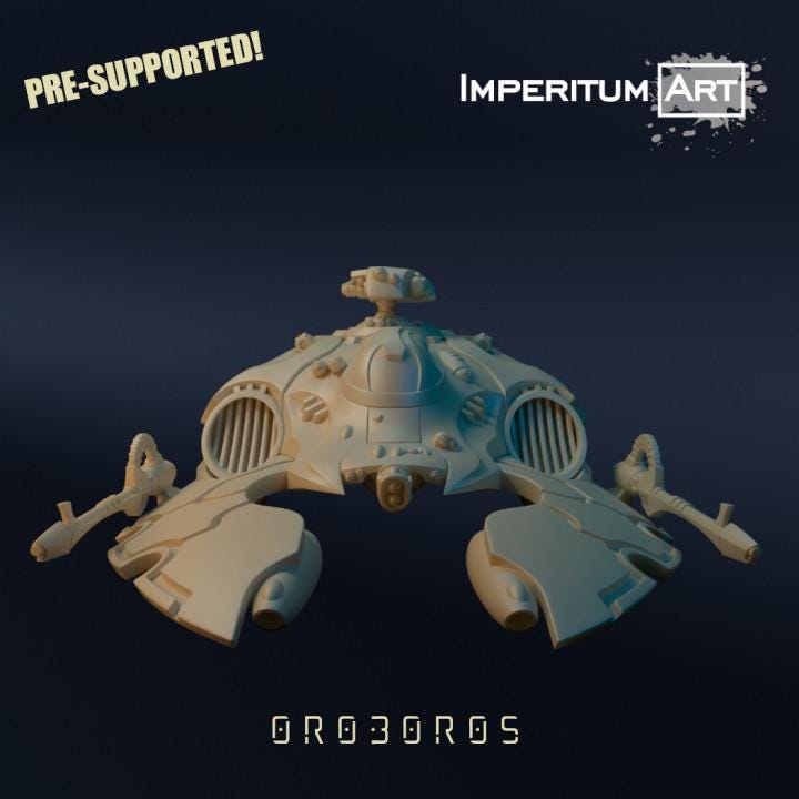 Space Elves - Relikt Oroboros Tank | Grimdark Compatible | Tabletop | Minifigure | Wargaming | Tabletop | Minifigure