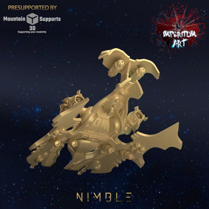 Space Elves - Relikt Nimble | Grimdark Compatible | Tabletop | Minifigure | Wargaming | Tabletop | Minifigure