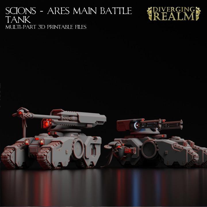 Ares Main Battle Tank| Tabletop | Minifigure | Wargaming | Tabletop | Minifigure | 28mm scale | 32mm scale