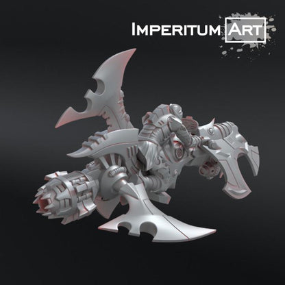 Dark Elves - Jet rider | Imperitum Art | Wargaming | Tabletop | Minifigure |28mm scale| 32mm scale | Grimdark compatible