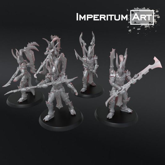 Dark Elves - Gladiators | Imperitum Art | Wargaming | Tabletop | Minifigure |28mm scale| 32mm scale | Grimdark compatible