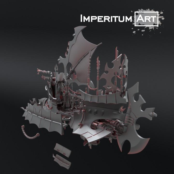 Dark Elves - The Dark Ark| Imperitum Art | Wargaming | Tabletop | Minifigure |28mm scale| 32mm scale | Grimdark compatible