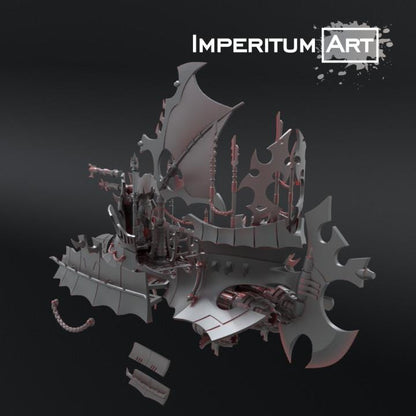 Dark Elves - The Dark Ark| Imperitum Art | Wargaming | Tabletop | Minifigure |28mm scale| 32mm scale | Grimdark compatible