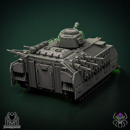 Minotaur infantry support vehicle | EightLegs Miniatures | Wargaming | Tabletop | Minifigure |28mm scale| 32mm scale | Grimdark compatible