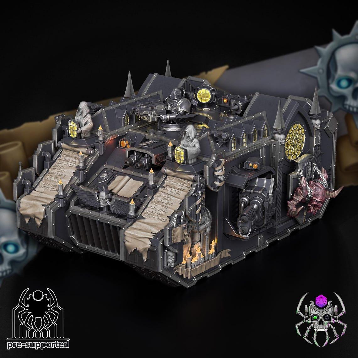 Demon Hunter ASV | Eigthlegs Miniatures | Wargaming | Tabletop | Minifigure |28mm scale| 32mm scale | Grimdark compatible