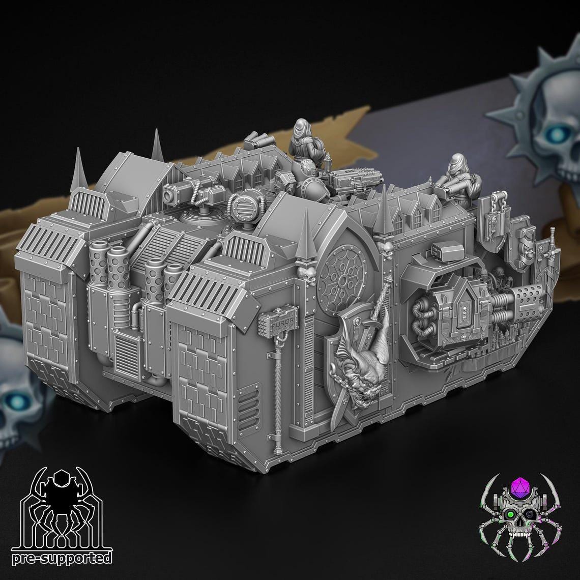 Demon Hunter ASV | Eigthlegs Miniatures | Wargaming | Tabletop | Minifigure |28mm scale| 32mm scale | Grimdark compatible