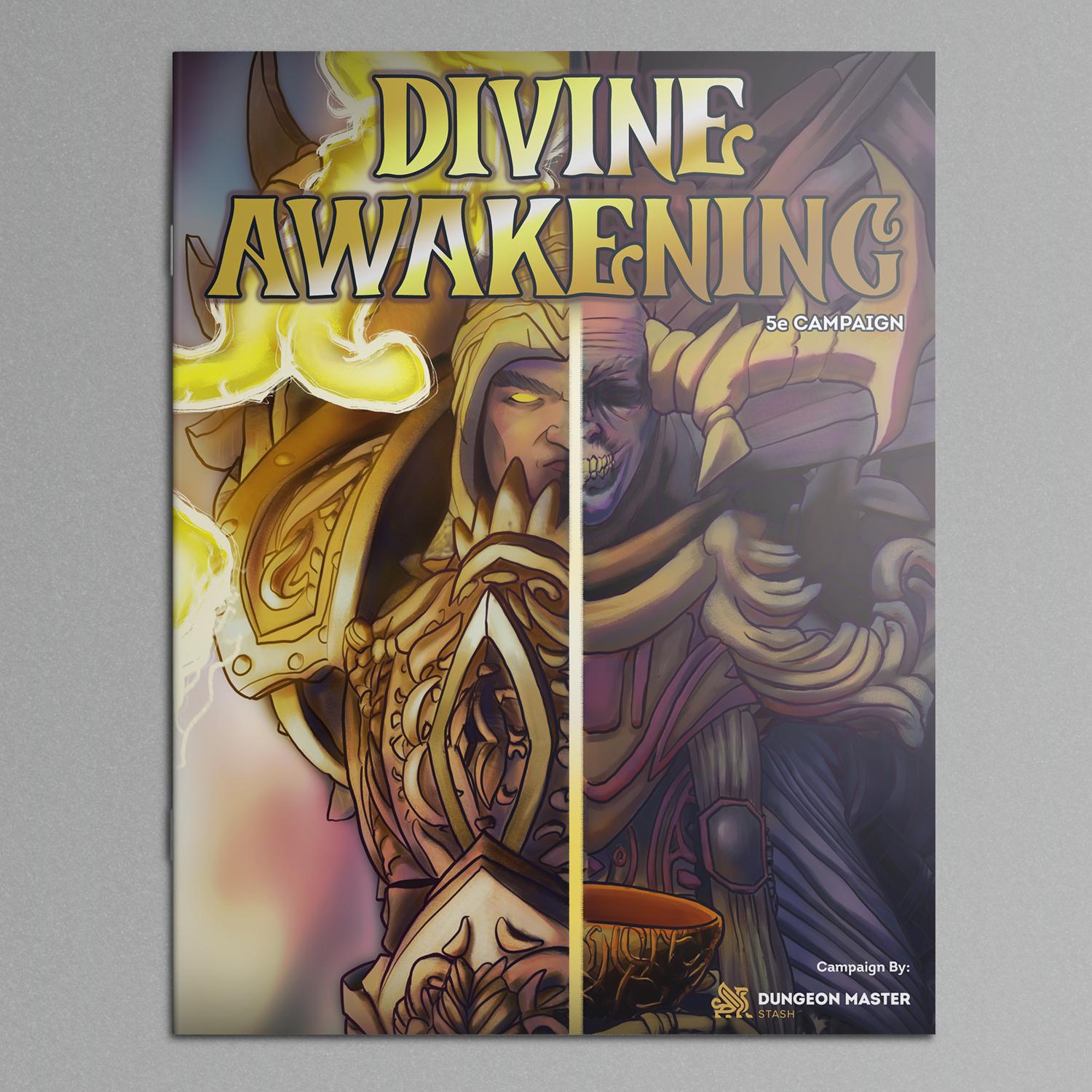 Divine Awakening: Full Board and Tabletop game | DM Stash | D&D | Dungeons Dragons | Pathfinder | Wargaming | TTRPG | RPG