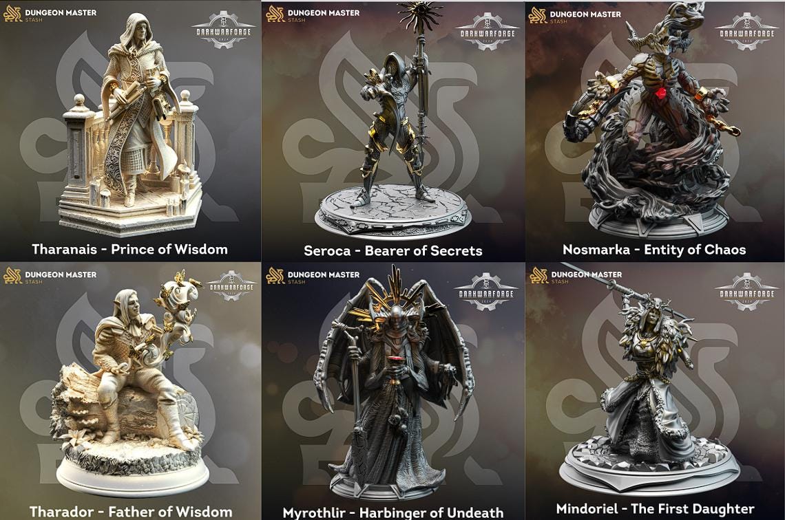 Divine Awakening: Full Board and Tabletop game | DM Stash | D&D | Dungeons Dragons | Pathfinder | Wargaming | TTRPG | RPG