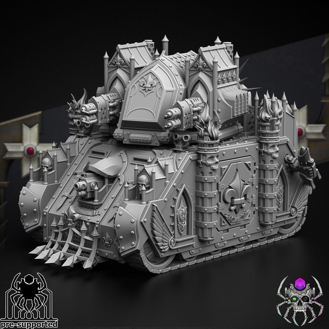 The Widows Battle APC | Eigthlegs Miniatures | Wargaming | Tabletop | Minifigure |28mm scale| 32mm scale | Grimdark compatible