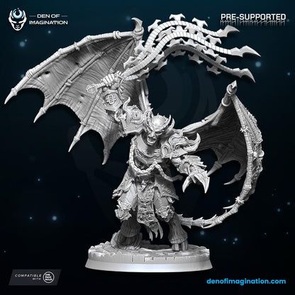 Chaos - Demonic Prince of Excess | Den of Imagination | Minifigure | Wargaming | Tabletop | Grimdark compatible | One Page Rules compatible