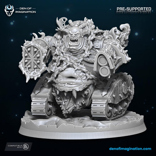 Chaos - Plague Grinder | Den of Imagination | Minifigure | Wargaming | Tabletop | Grimdark compatible | One Page Rules compatible