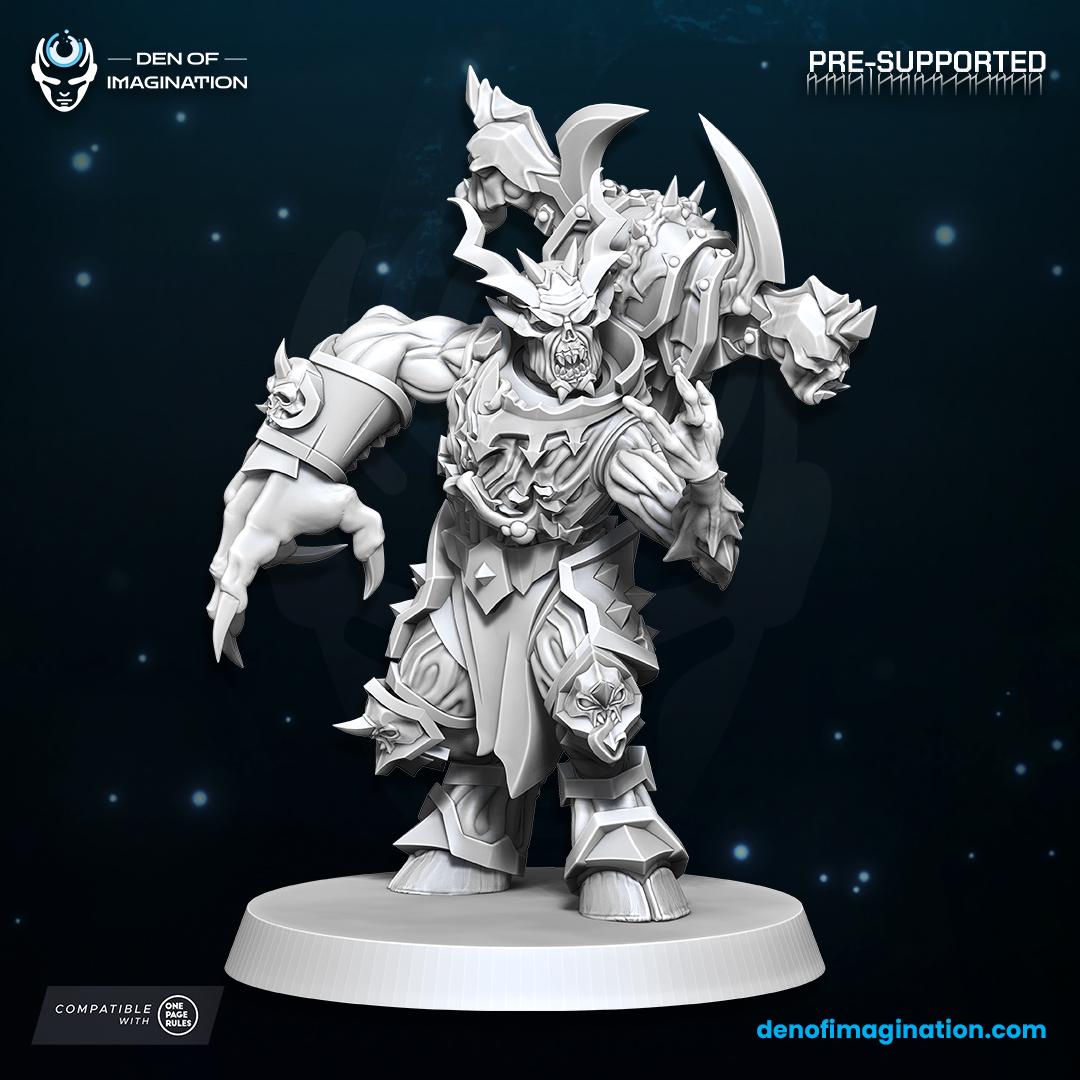 Chaos - Haunted Gladiators | Den of Imagination | Minifigure | Wargaming | Tabletop | Grimdark compatible | One Page Rules compatible