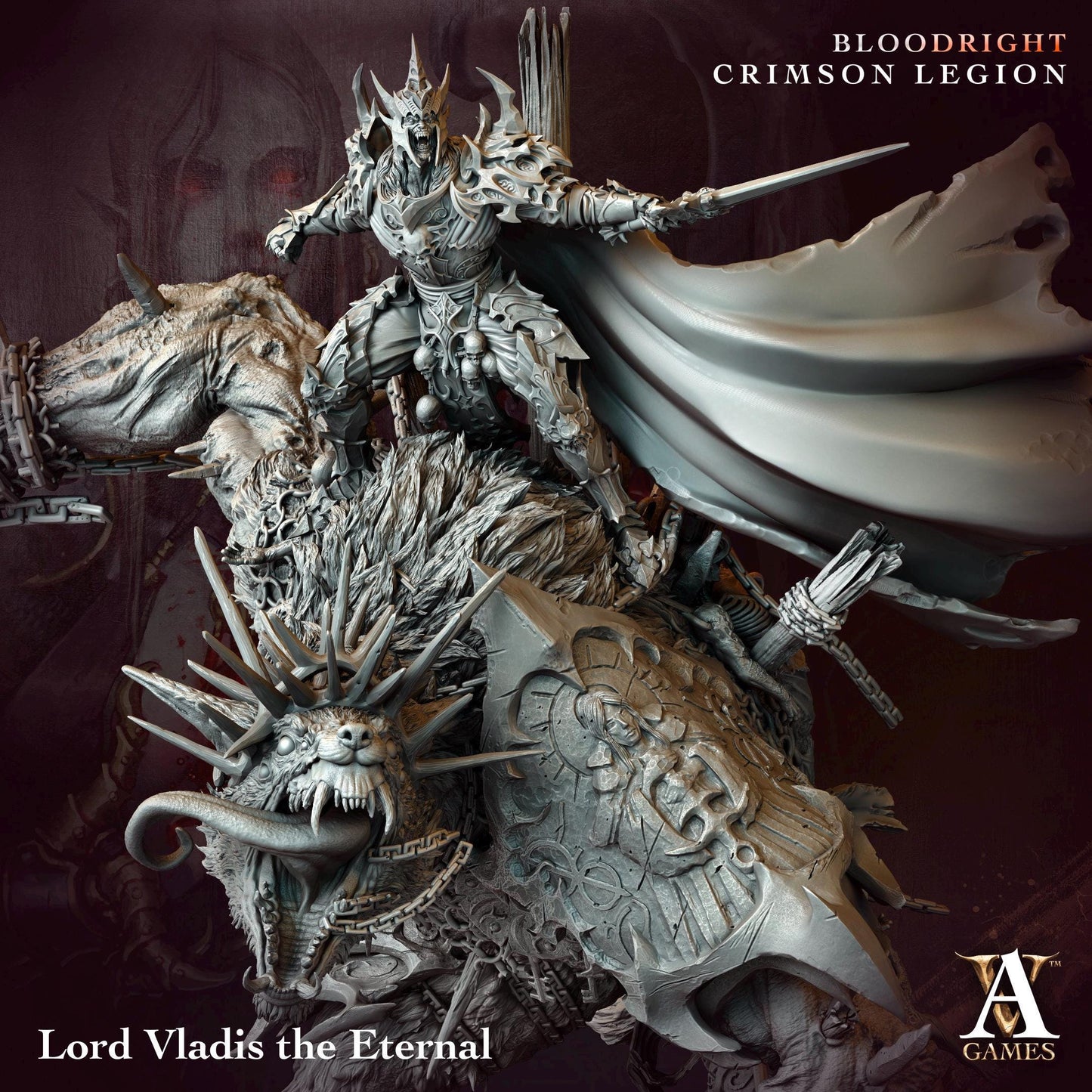 Archvillain Games: Bloodright - Crimson Legion | Tabletop Games 28 - 32 mm | D&D | Wargame | RPG | One Page Rules compatible