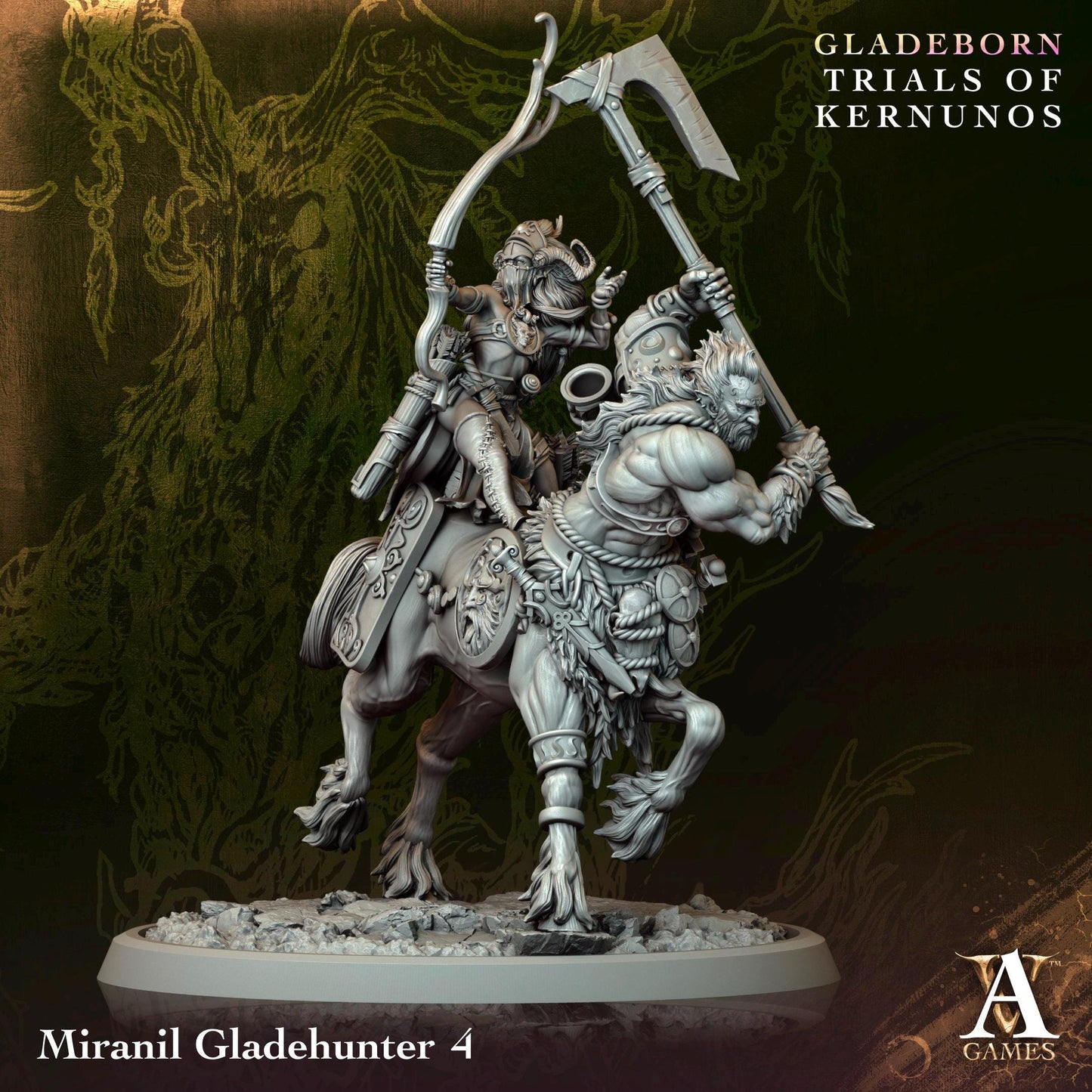 Archvillain Games : Miranil Gladehunter - Trials of Kernunos | Tabletop Games 28 - 32 mm | Dungeons and Dragons | D&D | Wargame | RPG