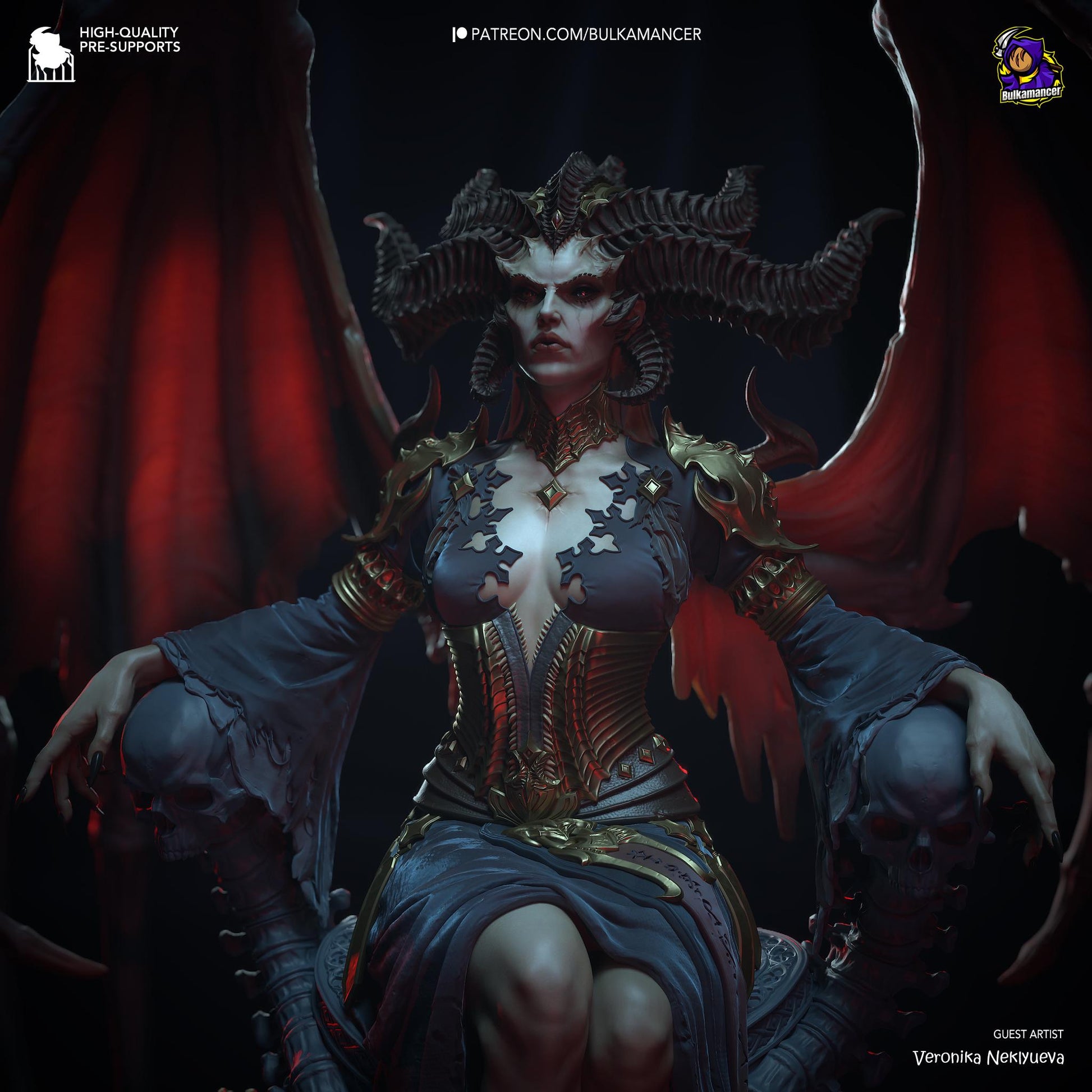 Mother of Demons | Tabletop Games 28 - 32 mm | Dungeons and Dragons | D&D | RPG | Diorama