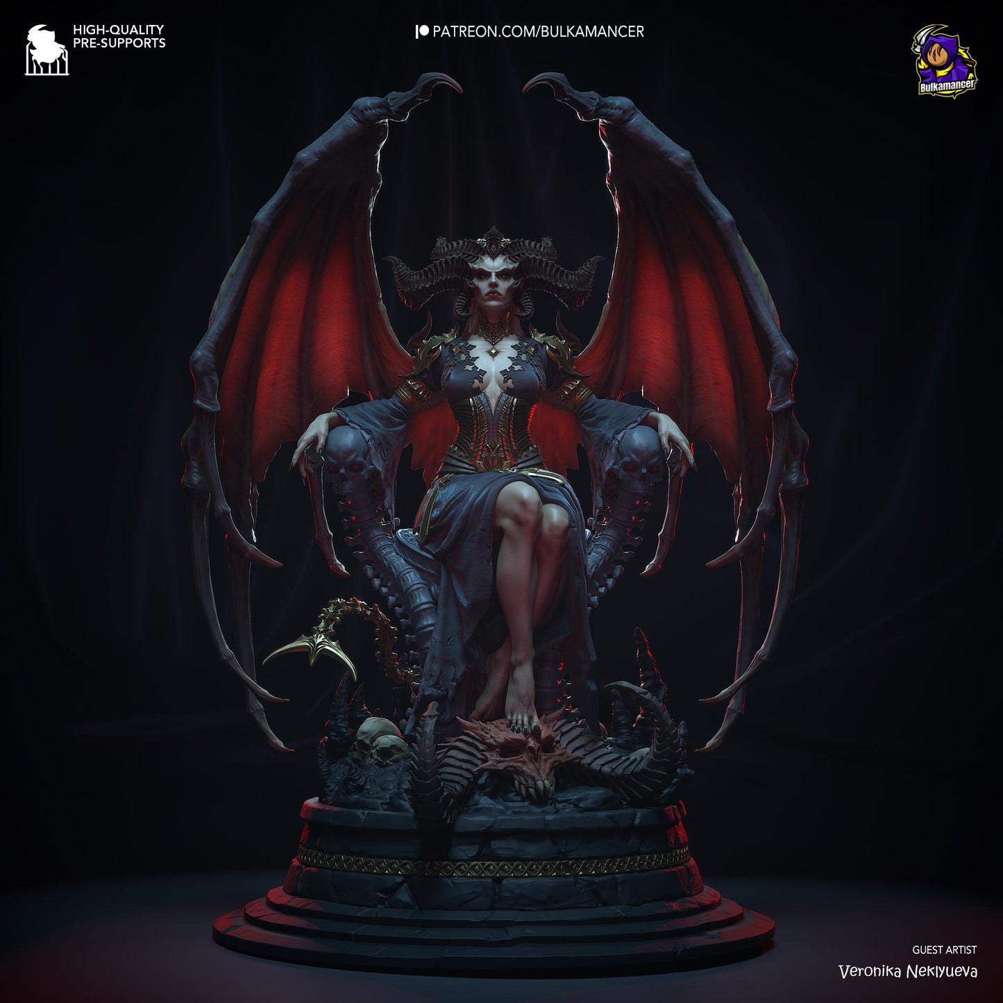 Mother of Demons | Tabletop Games 28 - 32 mm | Dungeons and Dragons | D&D | RPG | Diorama