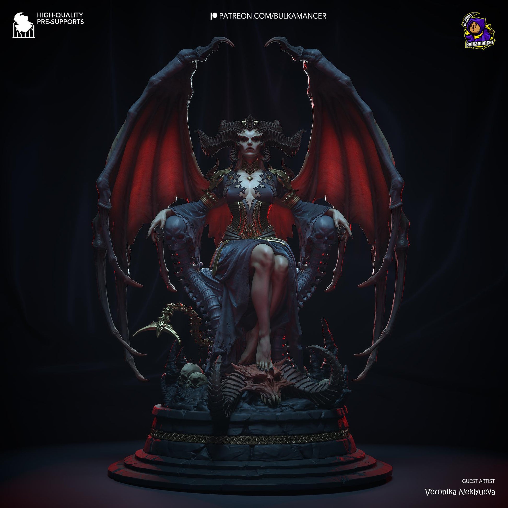 Mother of Demons | Tabletop Games 28 - 32 mm | Dungeons and Dragons | D&D | RPG | Diorama