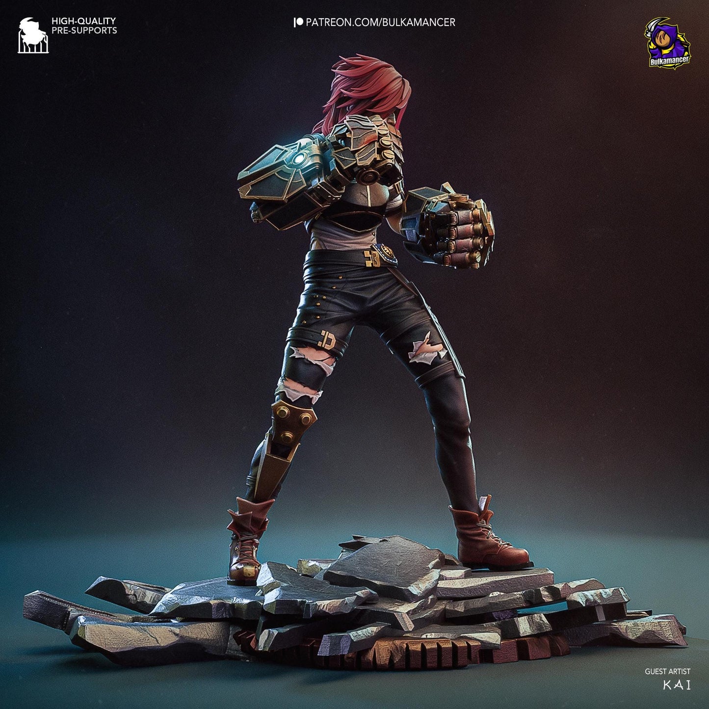 Victorious Brawler | LoL | Dungeons and Dragons | D&D | RPG | Diorama