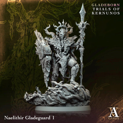 Archvillain Games : Naelithir Gladeguard - Trials of Kernunos | Tabletop Games 28 - 32 mm | Dungeons and Dragons | D&D | Wargame | RPG
