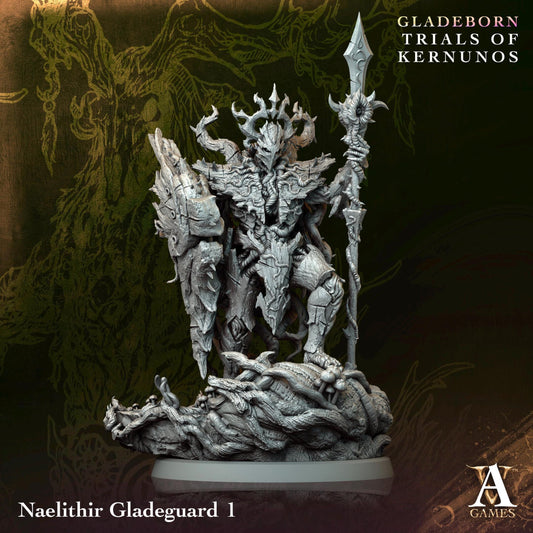 Archvillain Games : Naelithir Gladeguard - Trials of Kernunos | Tabletop Games 28 - 32 mm | Dungeons and Dragons | D&D | Wargame | RPG