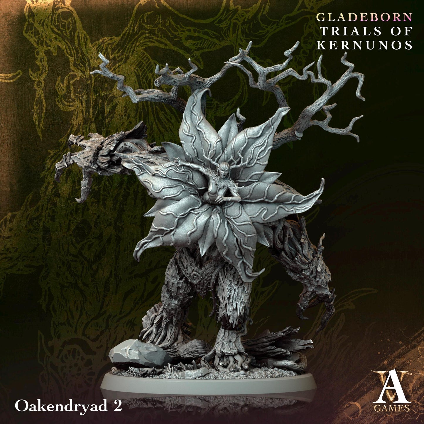 Archvillain Games : Oakendryad - Trials of Kernunos | Tabletop Games 28 - 32 mm | Dungeons and Dragons | D&D | RPG