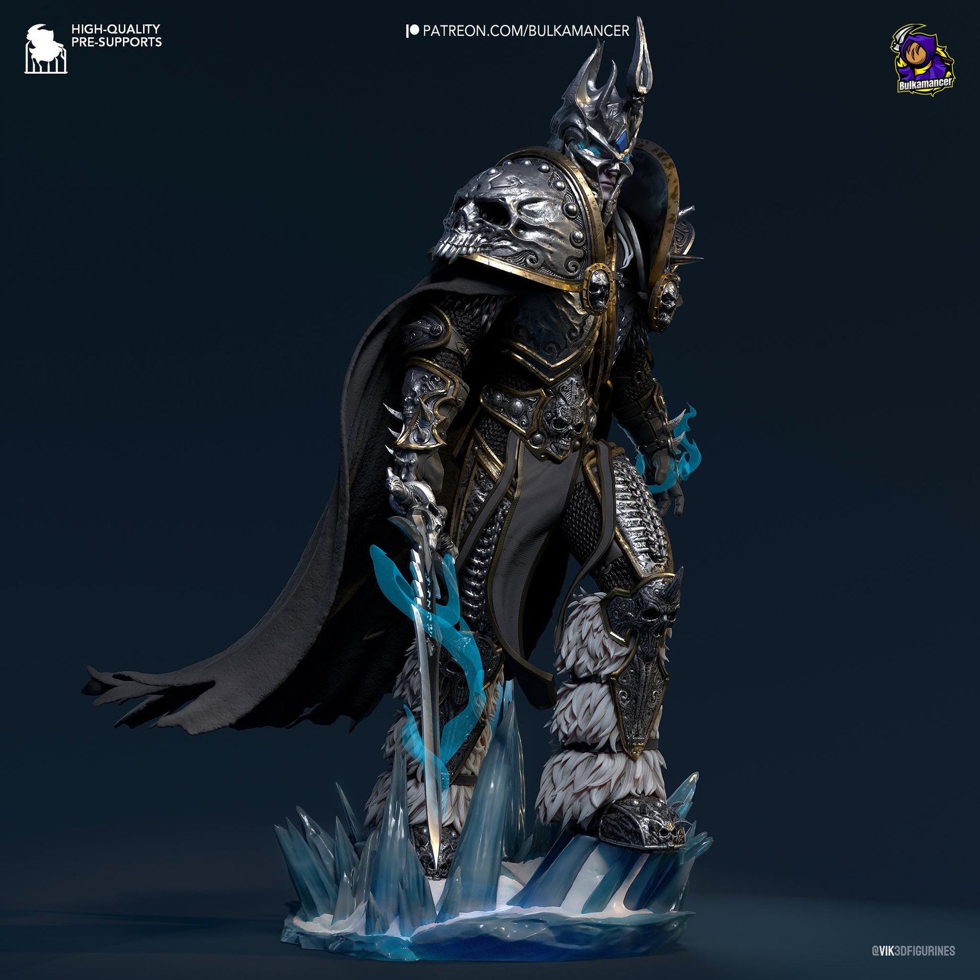 Prince Arthas | Tabletop Games 28 - 32 mm | Dungeons and Dragons | D&D | RPG | Diorama