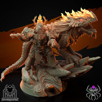 Flame Lizards Relic Keeper | EightLegsMiniatures | Wargaming | Tabletop | Minifigure |28mm scale| 32mm scale | Grimdark compatible