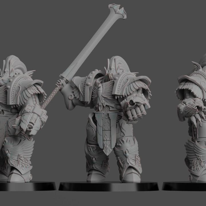 Vestalian Annihilators | Minifigure | Wargaming | Tabletop | 28mm scale | 32mm scale | Grimdark compatible