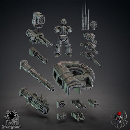 Flame Lizard Heavy Hover Punisher APC | EightLegs Miniatures | Tabletop | Minifigure | Wargaming | Tabletop |Minifigure| Grimdark Compatible