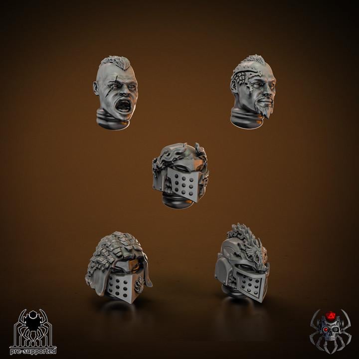 Flame Lizards Blade Masters Squad | EightLegsMiniatures | Grimdark Compatible | Tabletop | Minifigure | Wargaming | Tabletop | Minifigure