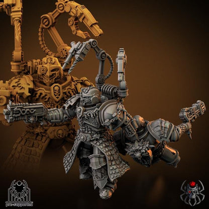 Flame Lizards Surgeon | EightLegsMiniatures | Wargaming | Tabletop | Minifigure |28mm scale| 32mm scale | Grimdark compatible