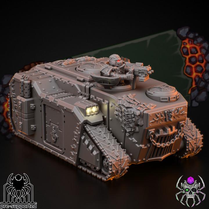 Flame Lizards APC | EightLegsMiniatures | Grimdark Compatible | Tabletop | Minifigure | Wargaming | Tabletop | Minifigure