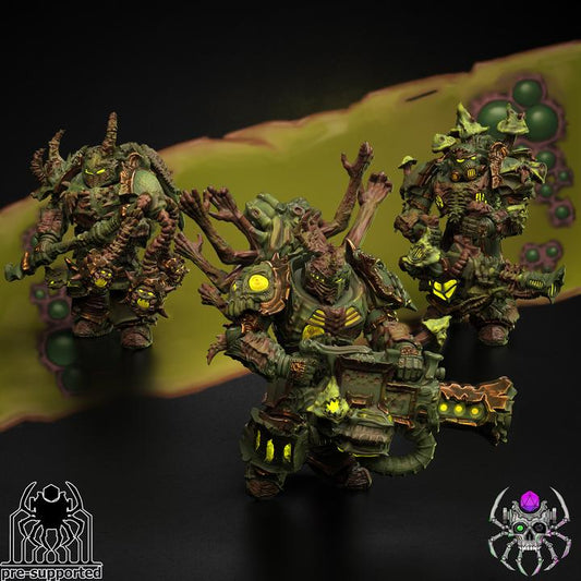 Plague Bringers Battle Squad | EightLegsMiniatures | Wargaming | Tabletop | Minifigure |28mm scale| 32mm scale | Grimdark compatible
